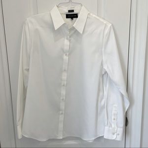 Jones New York Crisp White Button Down